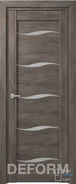 Межкомнатная дверь Дверь DEFORM D1 цвет Дуб шале графит