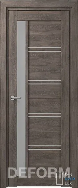 Межкомнатная дверь Дверь DEFORM D19 цвет Дуб шале графит