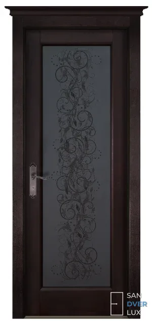 Межкомнатная дверь Дверь Витраж Венге, ольха