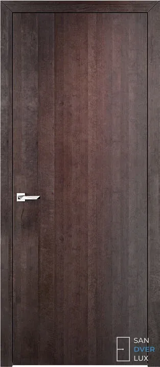 Межкомнатная дверь Дверь ОЛ-66 мореный вертикальный шпон