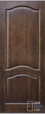 Межкомнатная дверь Дверь Двери из массива сосны ПМЦ-7 (тёмный лак)